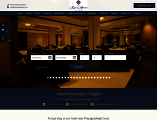 hotelkanhashyam.com screenshot
