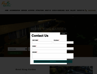 hotelkinggarden.com screenshot