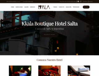 hotelkkala.com.ar screenshot