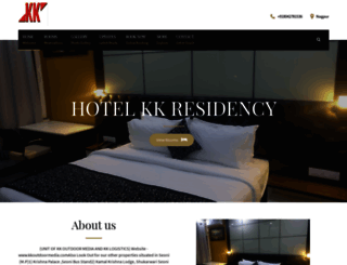 hotelkkresidencynagpur.com screenshot