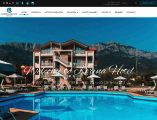hotelkorina.gr screenshot