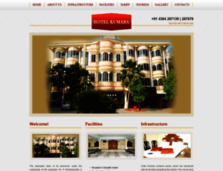 hotelkumara.net screenshot