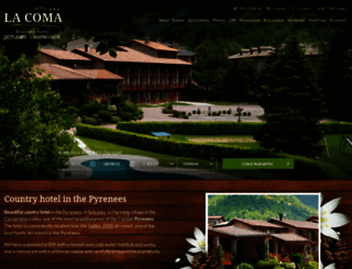 hotellacoma.com screenshot