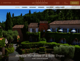 hotellamandarine.com screenshot