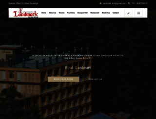 hotellandmarkshimla.com screenshot