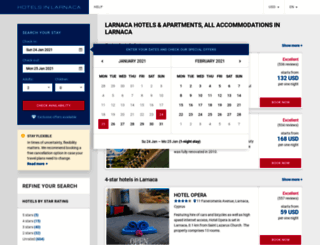 hotellarnaca.com screenshot