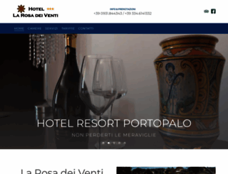 hotellarosadeiventi.it screenshot