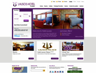 hotellausos.com screenshot
