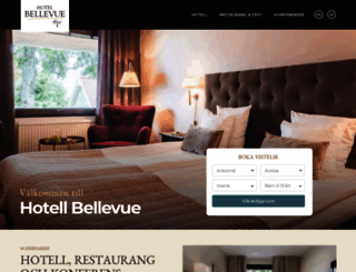 hotellbellevue.se screenshot