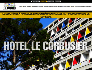 hotellecorbusier.com screenshot