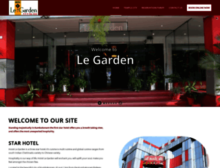hotellegarden.com screenshot
