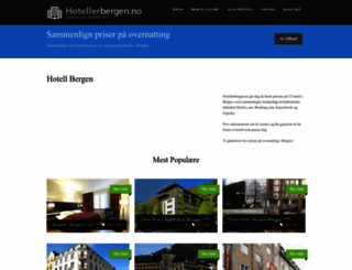 hotellerbergen.no screenshot
