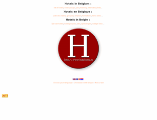 hotellerie.be screenshot