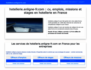 hotellerie.enligne-fr.com screenshot