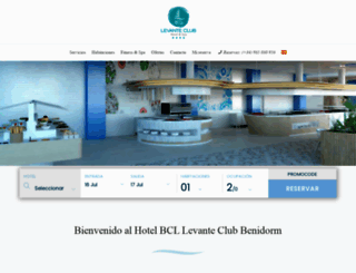 hotellevanteclub.com screenshot