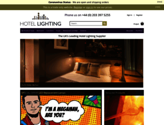 hotellighting.co.uk screenshot