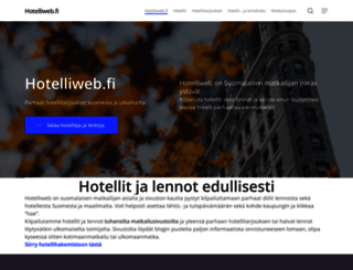 hotelliweb.fi screenshot
