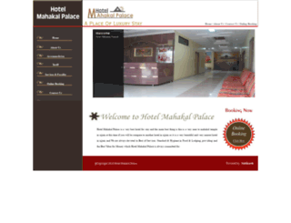 hotelmahakalpalace.com screenshot