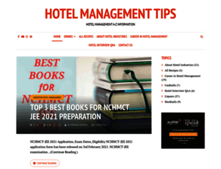hotelmanagementtips.com screenshot