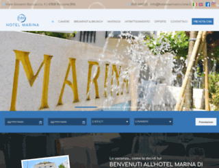 hotelmarinariccione.com screenshot