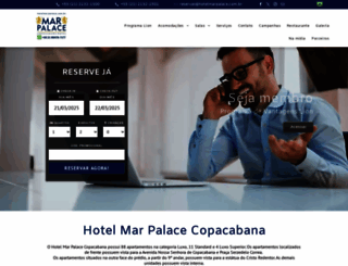 hotelmarpalace.com.br screenshot