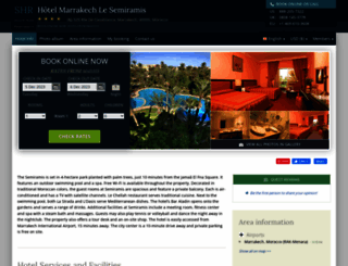 hotelmarrakechlesemiramis.com screenshot