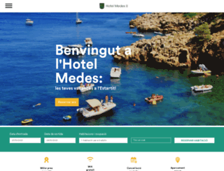 hotelmedes.com screenshot
