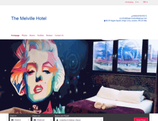 hotelmelvillelondon.com screenshot