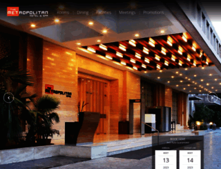 hotelmetdelhi.com screenshot