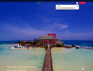 hotelmiareefislamujeres.com screenshot
