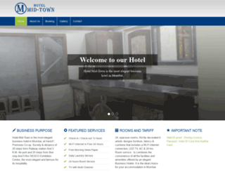 hotelmidtownindia.com screenshot