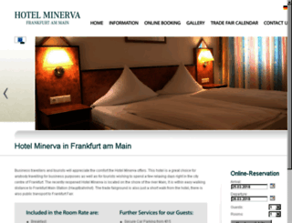 hotelminerva.de screenshot