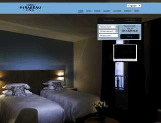 hotelmirabeaueiffel.com screenshot