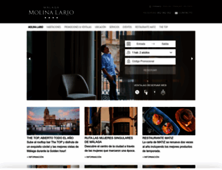hotelmolinalario.com screenshot