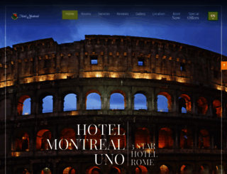 hotelmontrealrome.com screenshot