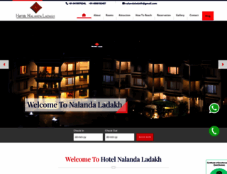 hotelnalandaladakh.com screenshot