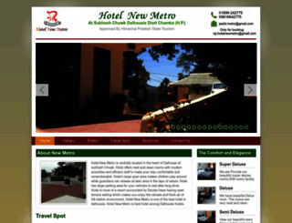hotelnewmetro.com screenshot
