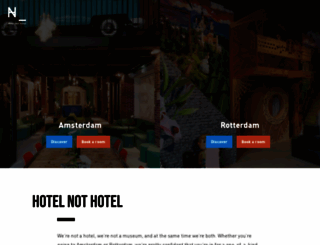 hotelnothotel.com screenshot