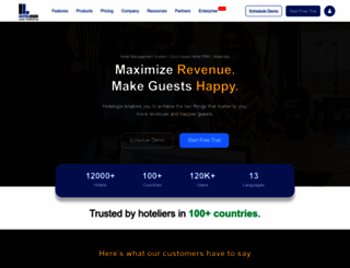 hotelogix.com screenshot