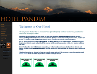 hotelpandim.com screenshot