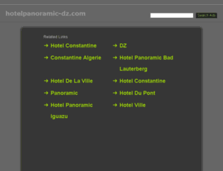 hotelpanoramic-dz.com screenshot
