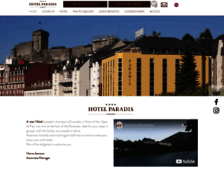 hotelparadislourdes.com screenshot