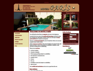 hotelparislanjaron.com screenshot