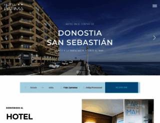hotelparma.com screenshot