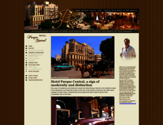 hotelparquecentral.com screenshot