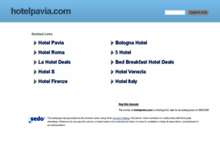 hotelpavia.com screenshot