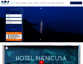 hotelphenicusa.com screenshot