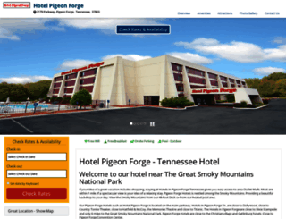 hotelpigeonforgetennessee.com screenshot