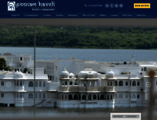 hotelpoonamhaveli.com screenshot