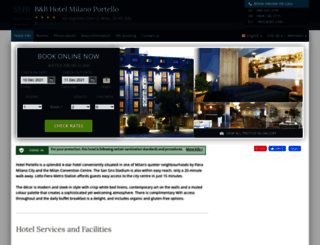 hotelportellomilan.com screenshot